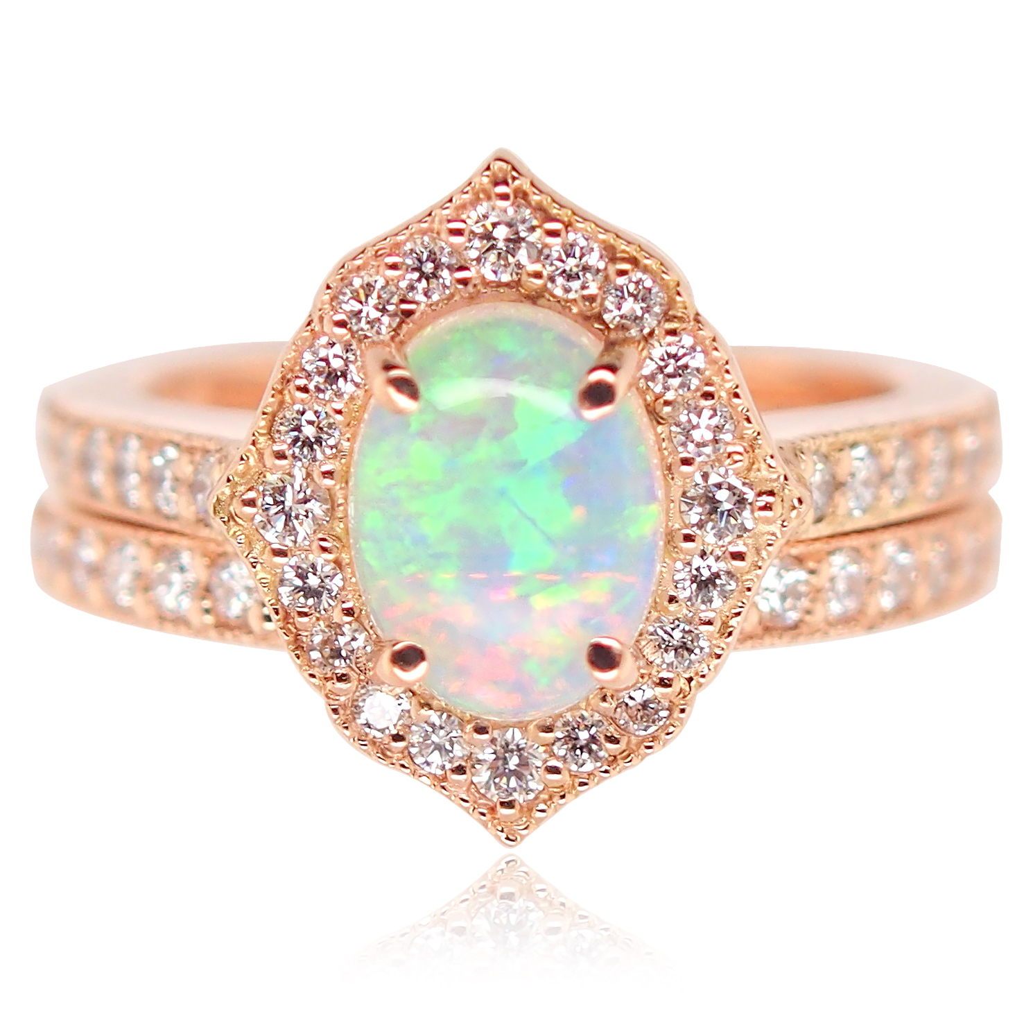 opal wedding ring
