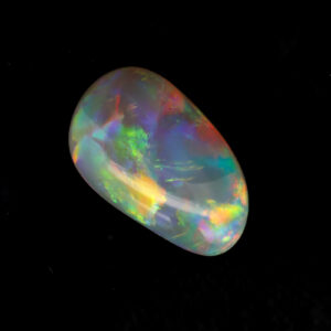 Green, Yellow and Purple Solid Unset Australian Crystal Opal