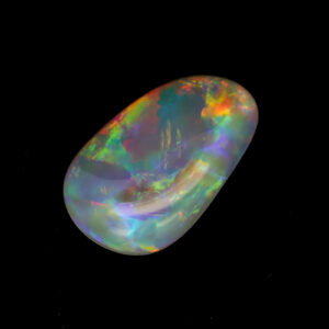 Green, Yellow and Purple Solid Unset Australian Crystal Opal