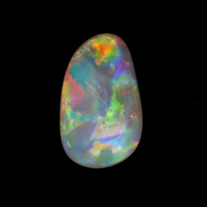 Green, Yellow and Purple Solid Unset Australian Crystal Opal