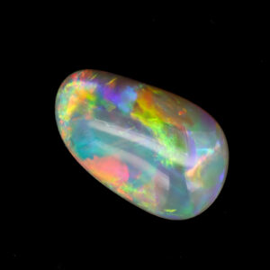 Green, Yellow and Purple Solid Unset Australian Crystal Opal