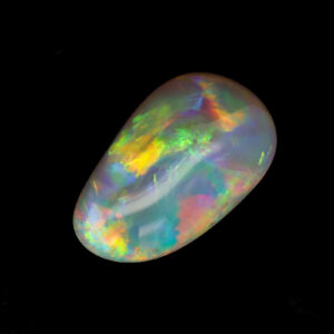 Green, Yellow and Purple Solid Unset Australian Crystal Opal