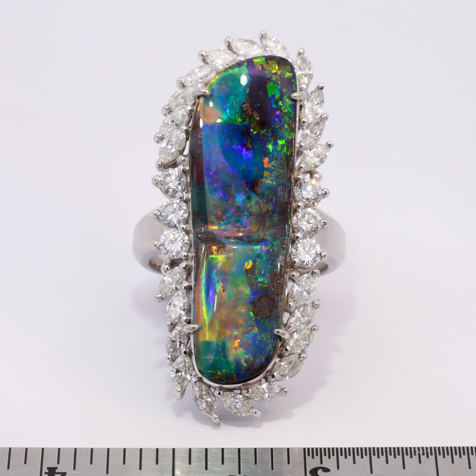 Thera | Fire Opal, Orange Sapphire Diamond Ring | YAEL Designs