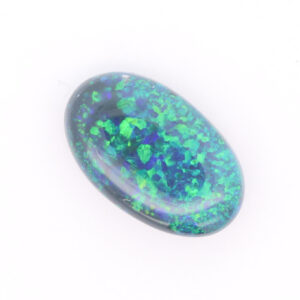 Unset Blue Purple Green Solid Australian Black Opal
