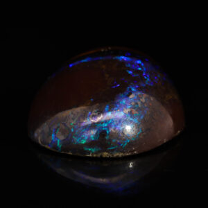 Blue Green Solid Australian Boulder Opal Specimen