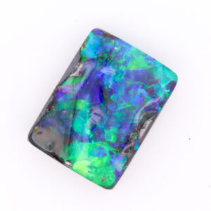 Unset Blue Purple Green Solid Australian Boulder Opal