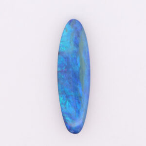 Unset Blue Purple Solid Australian Boulder Opal