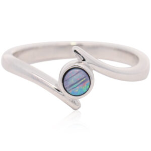 Sterling Silver Blue Green yellow Orange Pink Boulder Opal Ring