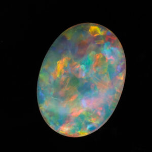 Unset Blue Green Yellow Orange Red Crystal Opal